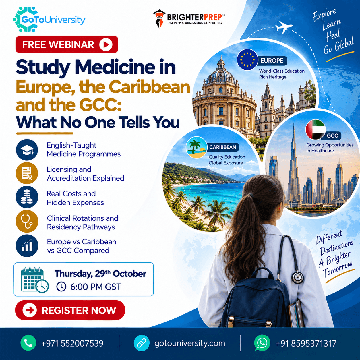 Study Medicine in Europe, the Caribbean and the GCC What No One Tells You